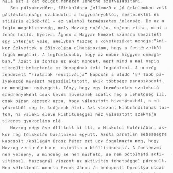 1987.10.21 Kozák Csaba megnyitó beszéd 1/3